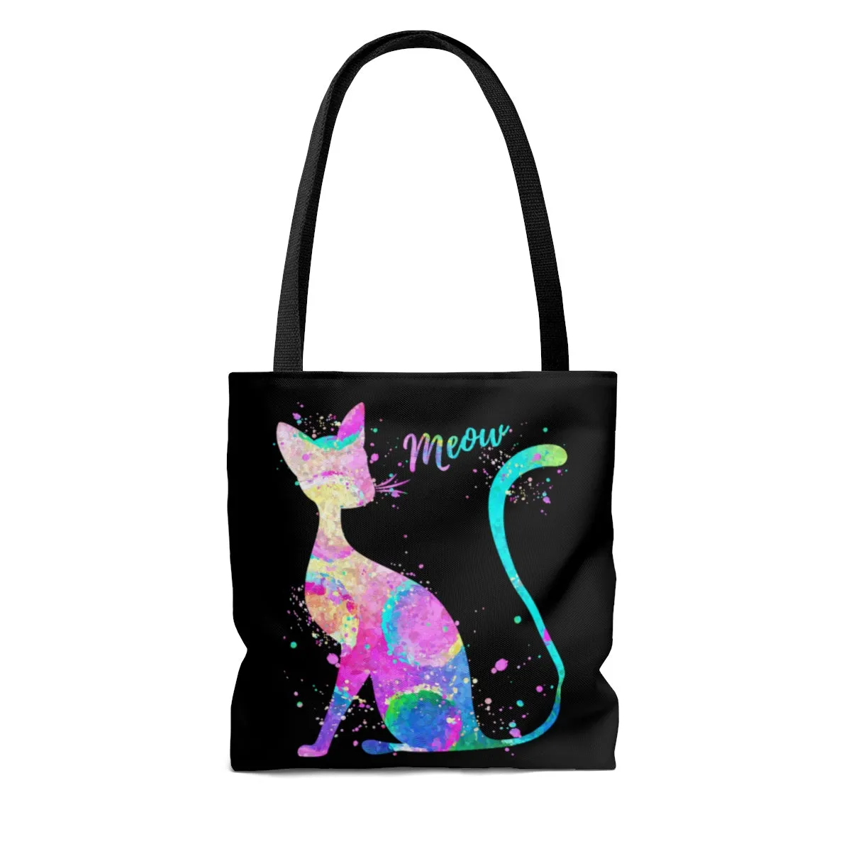 Abstract Cat Tote Bag