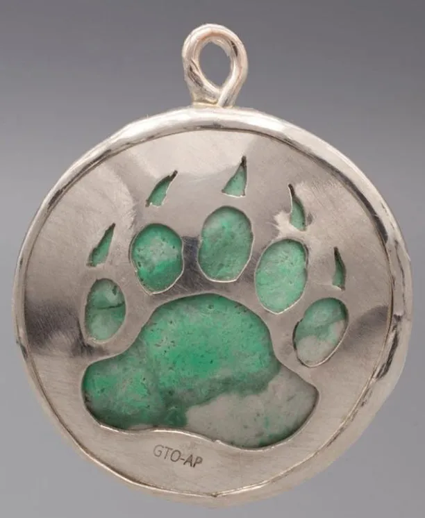 Bear and Wolf Paw Charm