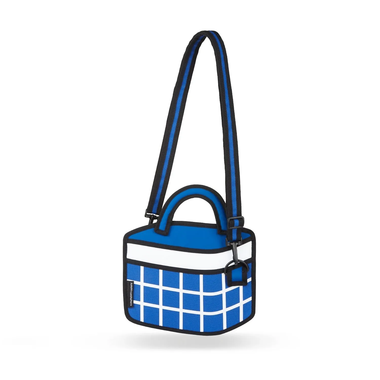 Blue Checkered Handbag