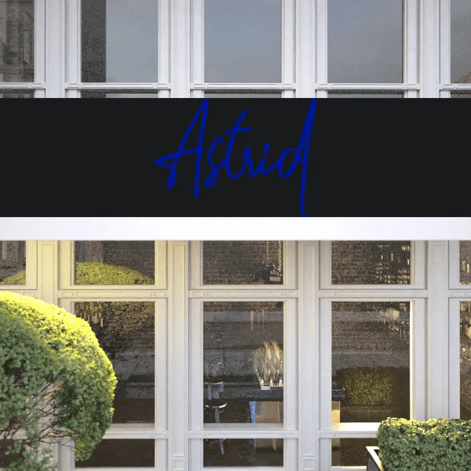 Custom text: Astrid