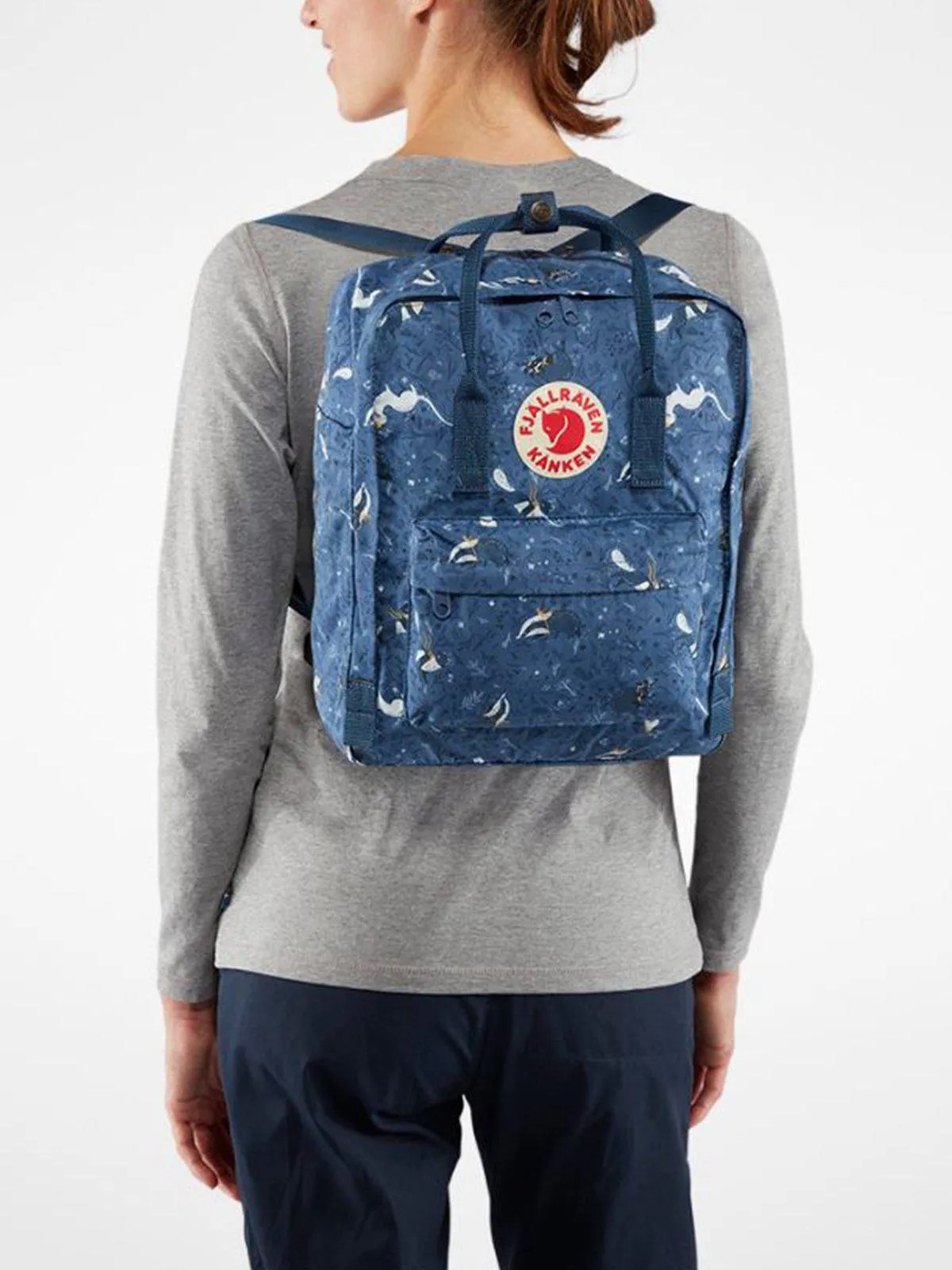 Fjallraven Kanken Art Backpack Blue Fable