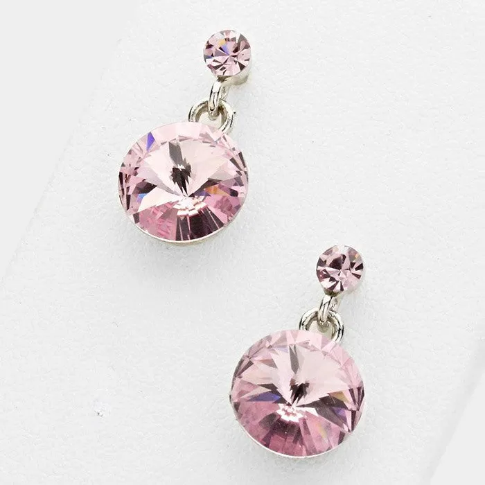 Little Girls Light Purple Dangle Earrings | 120702