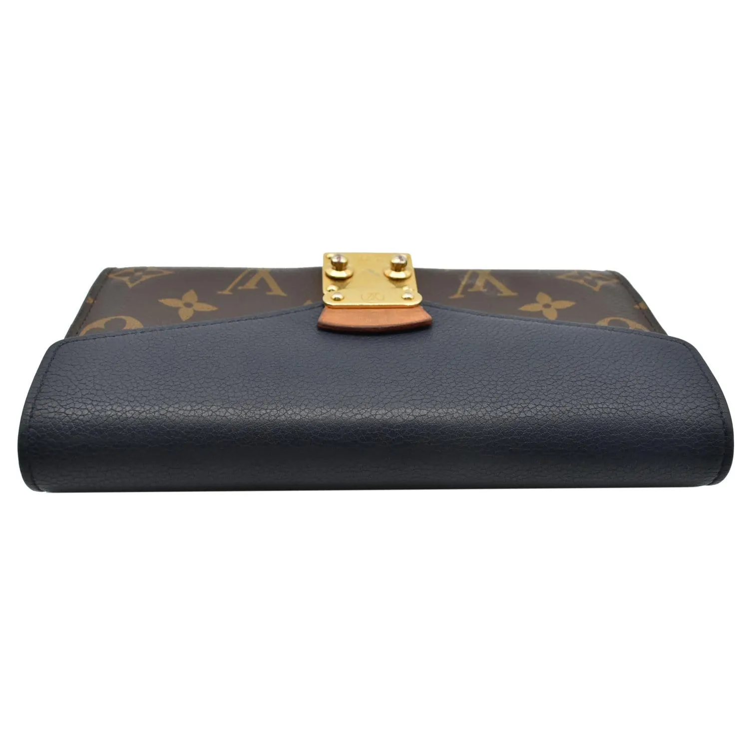 LOUIS VUITTON Pallas Monogram Canvas Pallas Wallet Black