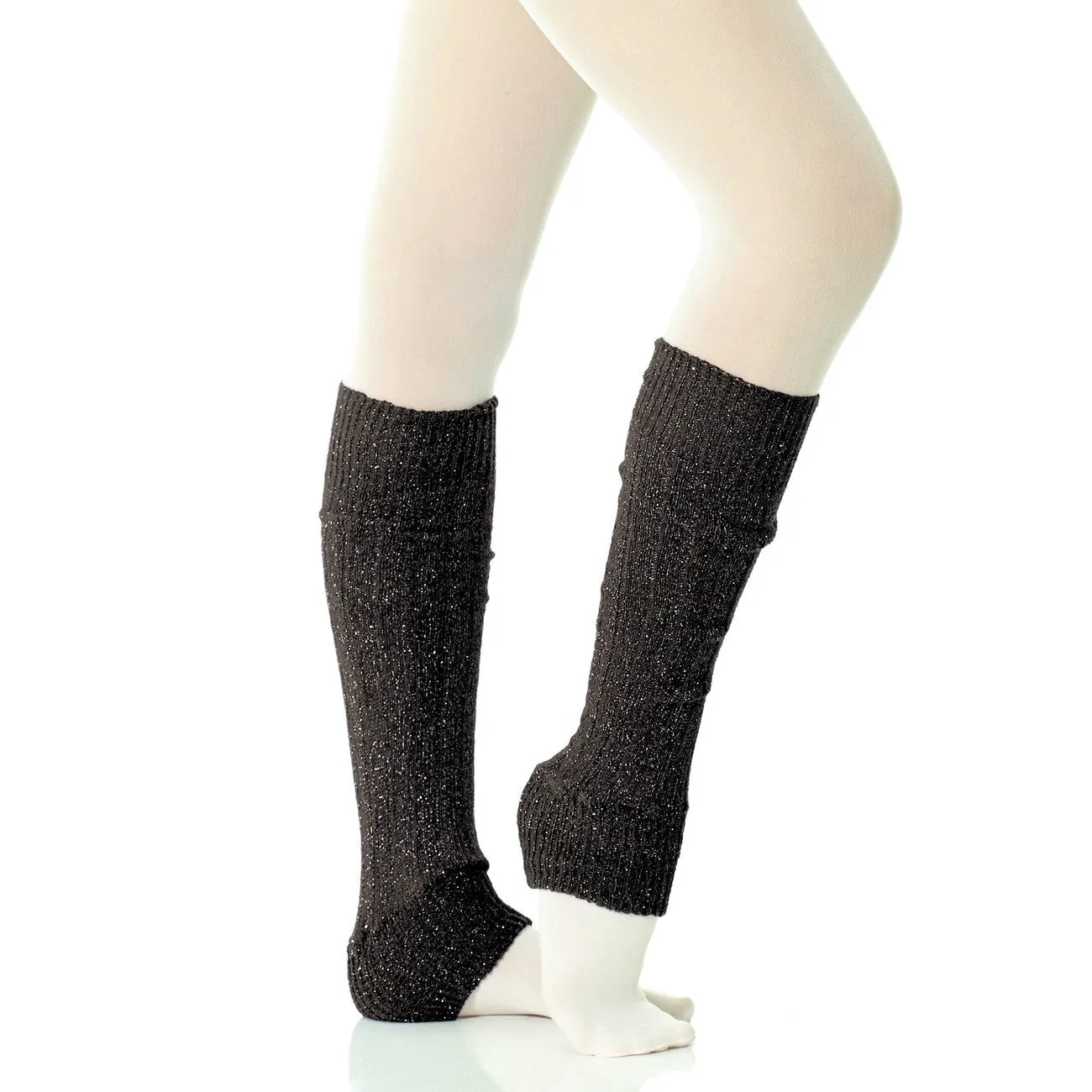 Mondor Black Sparkling Legwarmers