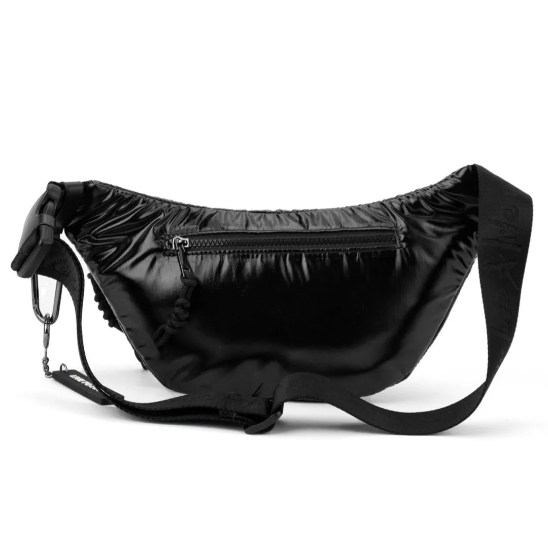 Riñonera Kiki Star Caracas | Negro Brillante
