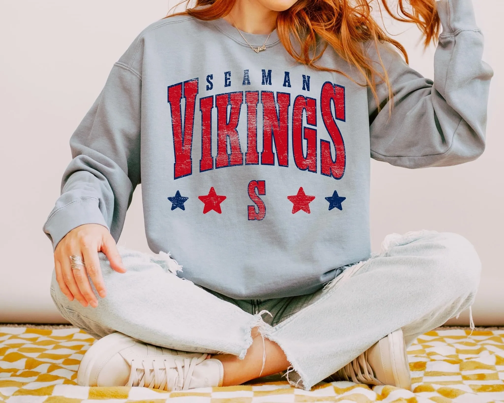 Vikings Distressed Stars (M151)